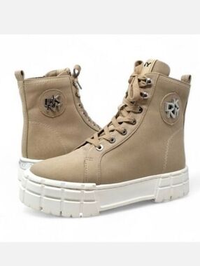 DKNY Peri Lace Up High Top Sneakers